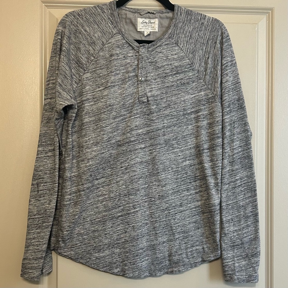 Dark grey Lucky Brand henley